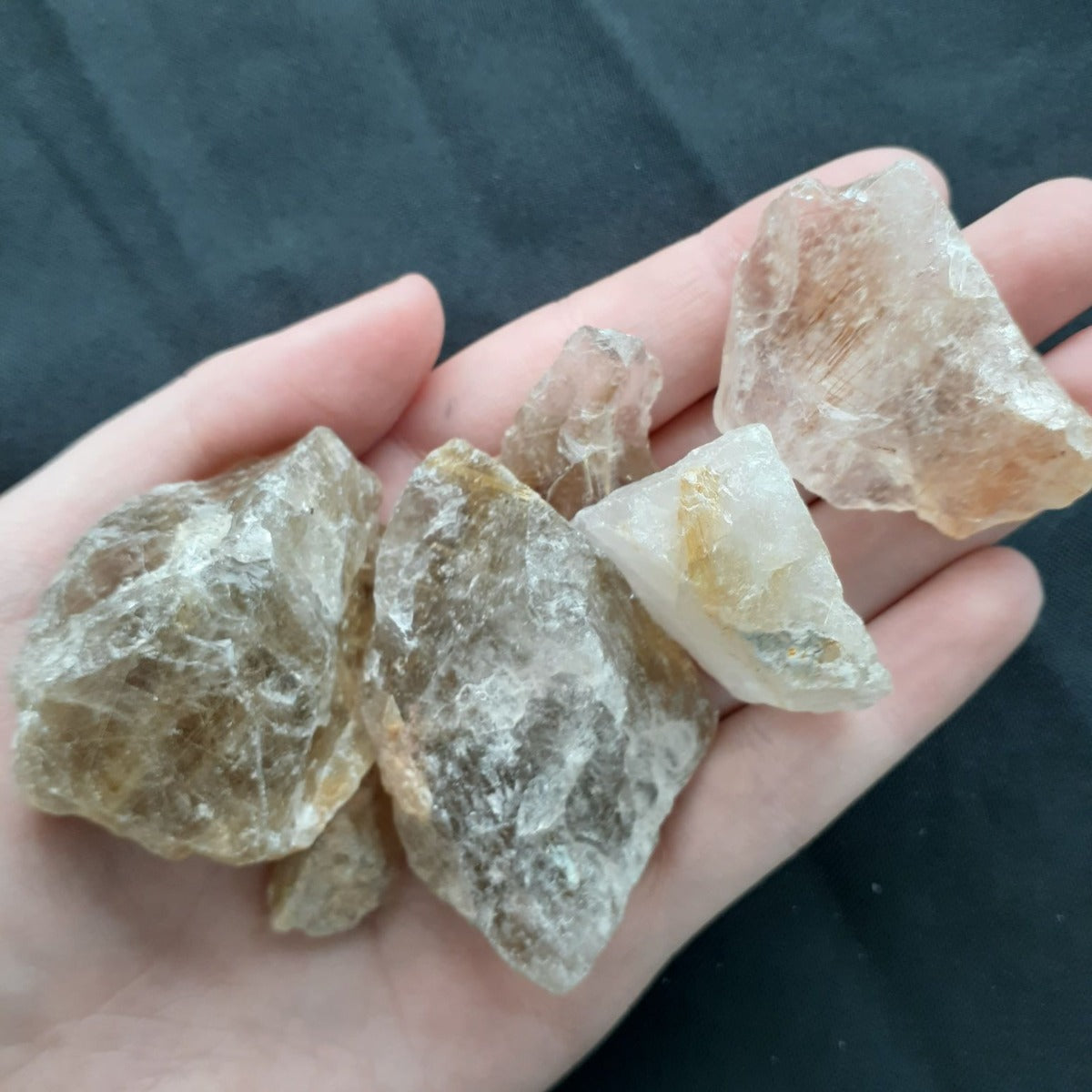 Rough Rutilated Quartz - 200g Rough Rutilated Quartz - 200g